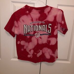 WASHINGTON NATIONALS BLEACHED + CROPPED TEE
